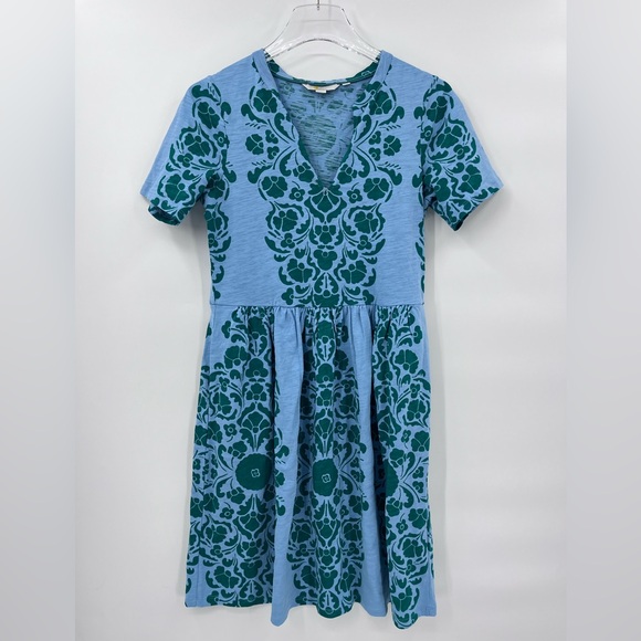 BODEN Easy Notch Neck Jersey Dress size 2 - Picture 6 of 8